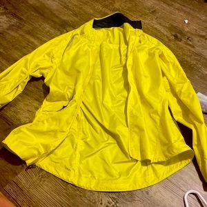 bright yellow nike jacket size s